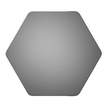 Form 500 x 441mm Hexagonal Plain Glass Mirror