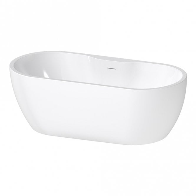 Dove Bathrooms Freestanding 1650x745x580mm 0TH Bath - White