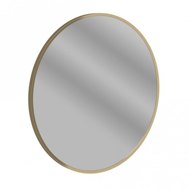 Dove Bathrooms Glade 600mm Round Mirror - Brushed Bronze