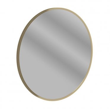 Glade 600mm Round Mirror - Brushed Bronze