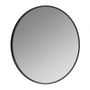 Glade 600mm Round Mirror - Matt Black