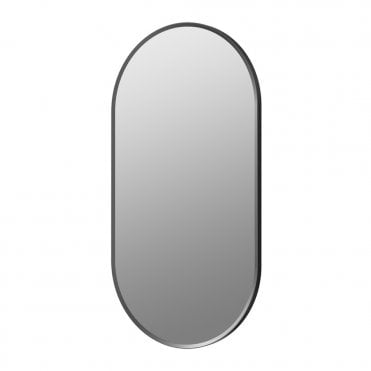 Glade 800x400mm Oblong Mirror - Matt Black