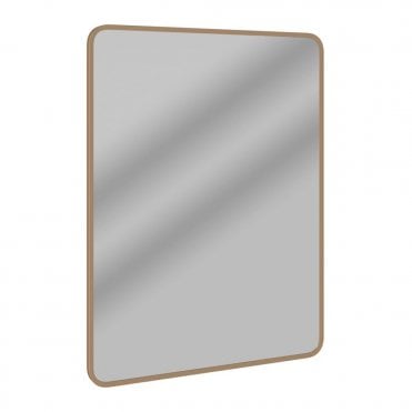 Glade 800x600mm Rectangle Mirror - Brushed Bronze