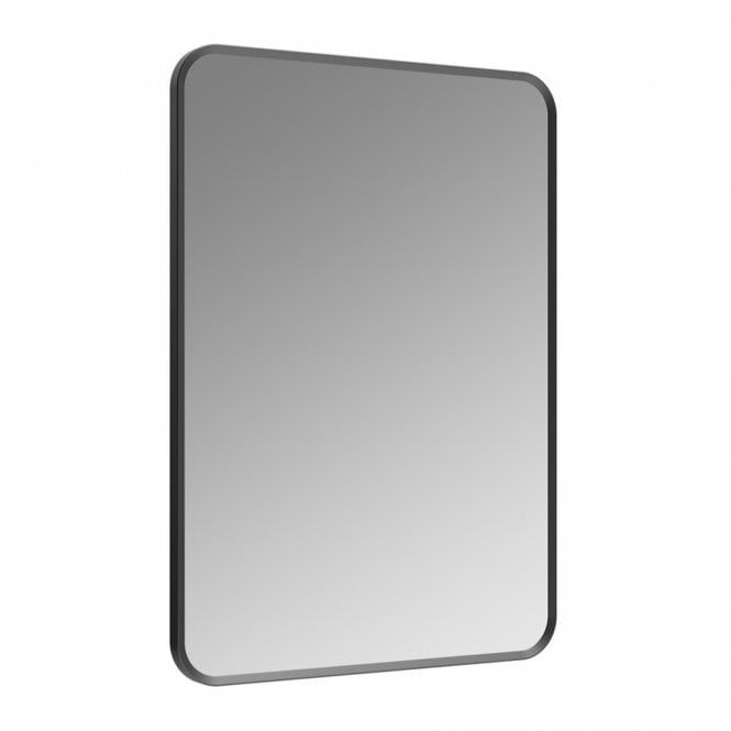 Dove Bathrooms Glade 800x600mm Rectangle Mirror - Matt Black