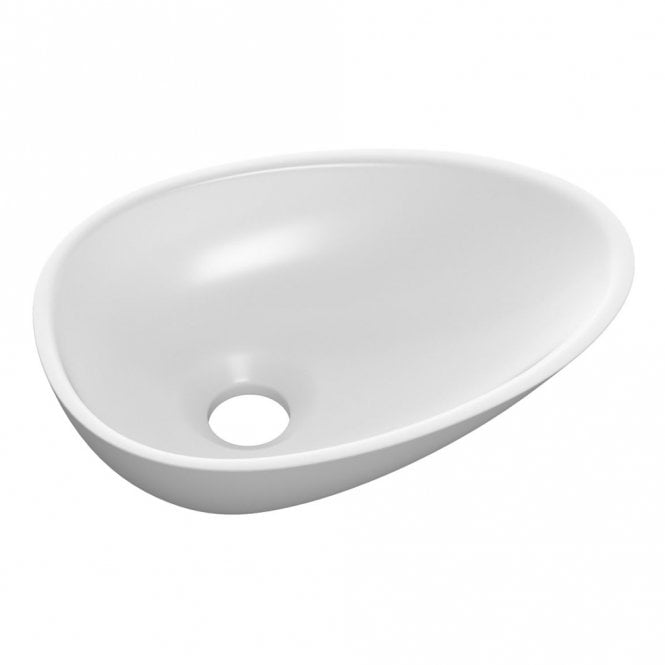 Dove Bathrooms Halo 320mm x 220mm Mini Resin Washbowl - White