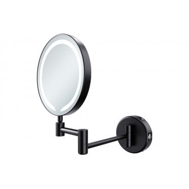 Harmony Round LED Cosmetic Mirror - Black