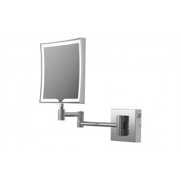 Harmony Square LED Cosmetic Mirror - Chrome