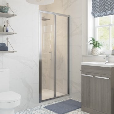 Haven Chrome 700mm Bi-fold Shower Door