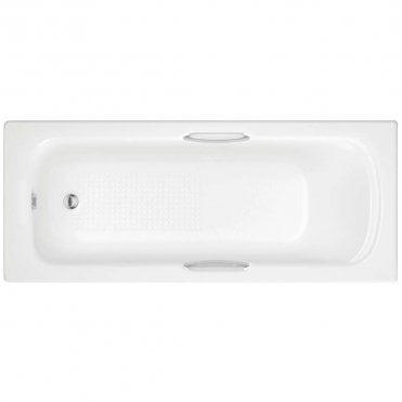 Irine 1700mm x 700mm Single Ended Twin Grip Textured Base 2TH Bath 8mm