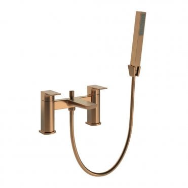 Ivy Bath/Shower Mixer & Wall Bracket - Brushed Bronze