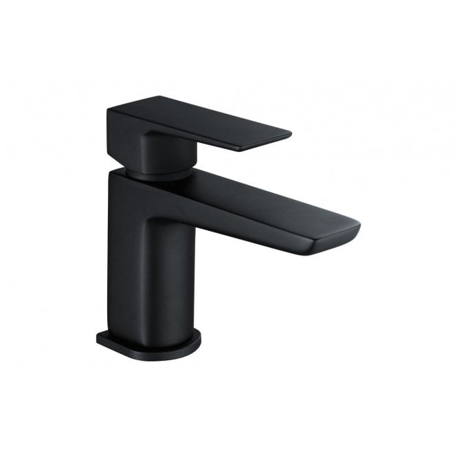 Dove Bathrooms Ivy Cloakroom Basin Matt Black Mixer Tap & Waste