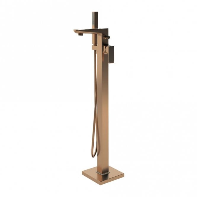 Dove Bathrooms Ivy Floor Standing Bath/Shower Mixer - Brushed Bronze