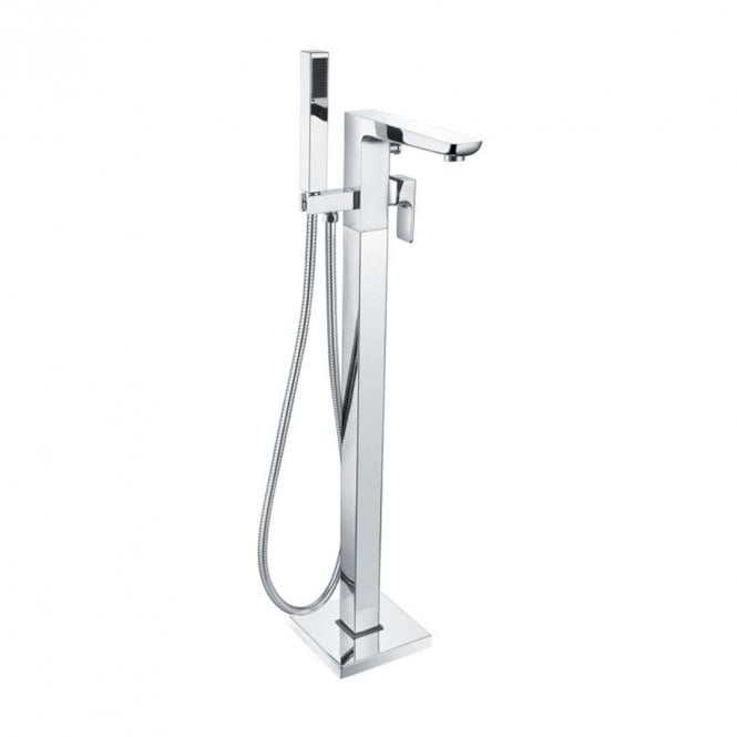 Dove Bathrooms Ivy Floor Standing Bath Shower Mixer - Chrome