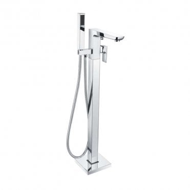 Ivy Floor Standing Bath Shower Mixer - Chrome
