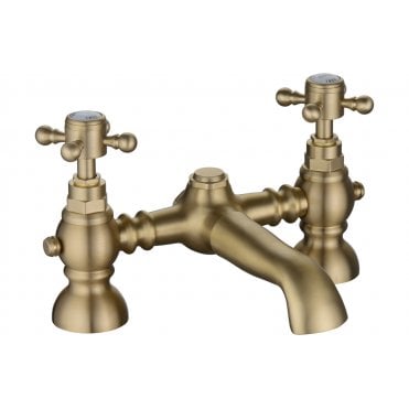 Katie Bath Filler Brushed Brass Tap