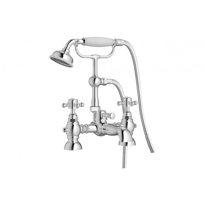 Dove Bathrooms Katie Bath/Shower Mixer Tap & Shower Kit - Chrome