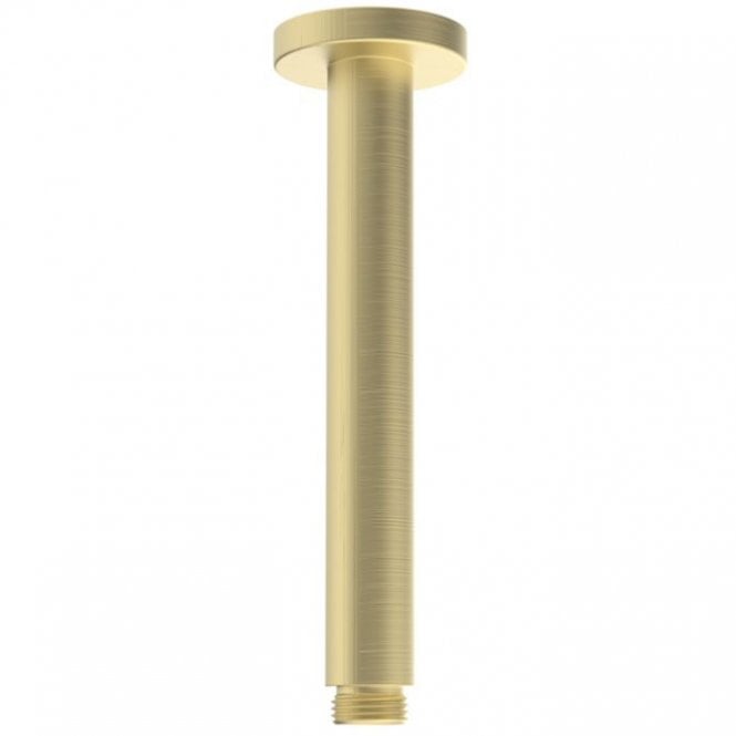 Dove Bathrooms Lagune 180mm Round Ceiling Arm - Brushed Brass