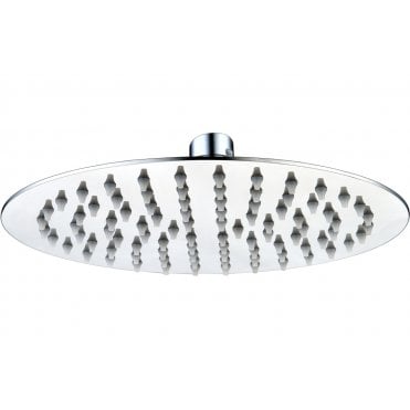 Lagune 200mm Round Ultraslim Shower Head - Stainless Steel