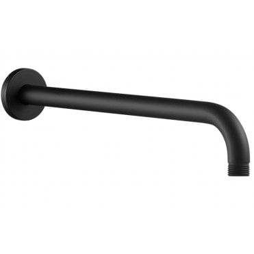 Lagune 320mm Wall Mounted Shower Arm - Matt Black