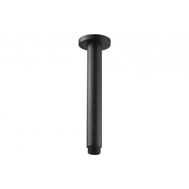 Dove Bathrooms Lagune Round Ceiling Arm 180mm - Matt Black