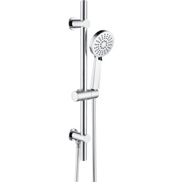 Lagune Round Premium Slider Rail & 3 Mode Handset - Chrome