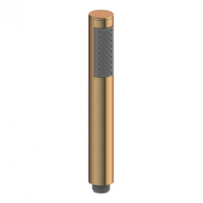 Dove Bathrooms Lagune Round Single Function Shower Handset - Brushed Bronze
