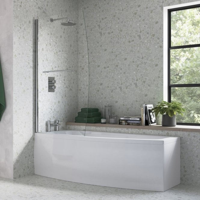 Dove Bathrooms Lara Space Saving 1700mm x 740mm 0TH Bath with Legs