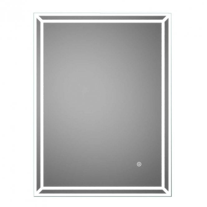 Dove Bathrooms Lavish 800 x 600mm Rectangular LED Strip Mirror, Steam Free with Touch Sensor