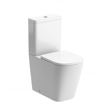 Liberty Rimless Close Coupled Fully Shrouded Comfort Height WC & Soft Close Seat