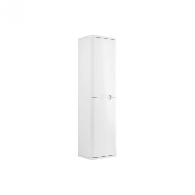 Dove Bathrooms Linda 350mm 2 Door Wall Hung Tall Unit - White Gloss