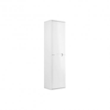 Linda 350mm 2 Door Wall Hung Tall Unit - White Gloss