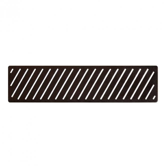 Dove Bathrooms Linear Shower Tray Optional Flush Waste Cover - Matt Black
