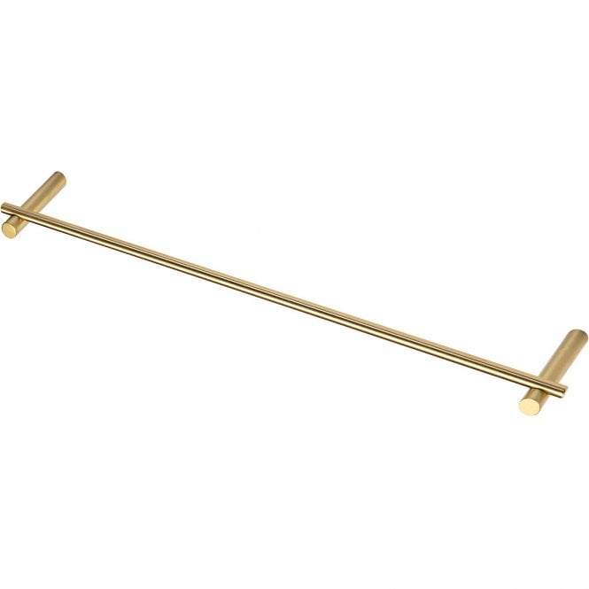 Dove Bathrooms Lois Modern 45cm Straight Towel Rail - Brushed Brass