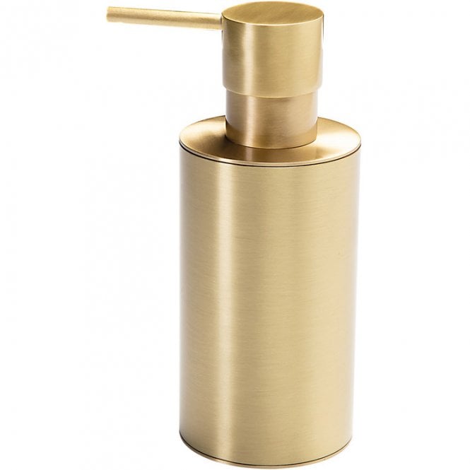Dove Bathrooms Lois Wall Mounted Soap Dispenser - Brushed Brass