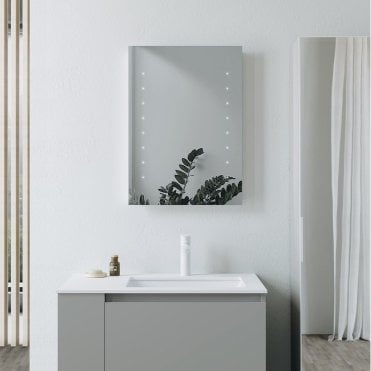 Lumi 400x600mm Rectangle Battery-Operated LED Mirror