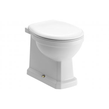 Manhatten Back To Wall WC w/Brushed Brass Finish & Soft Close Seat