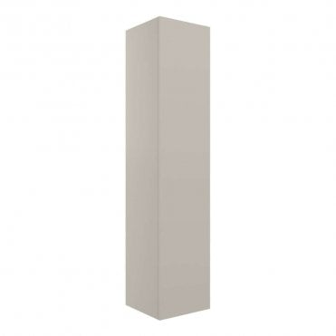 Marina 350mm Wall Hung 1 Door Tall Unit - Matt Latte