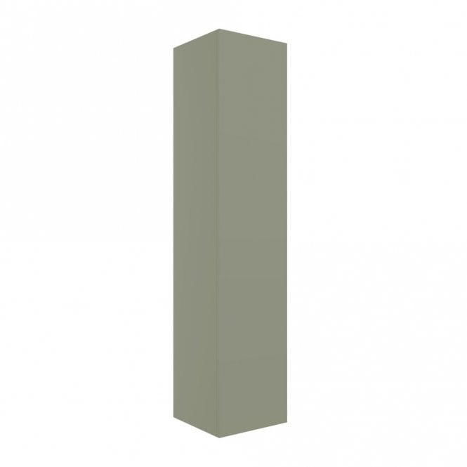 Dove Bathrooms Marina 350mm Wall Hung 1 Door Tall Unit - Matt Olive Green