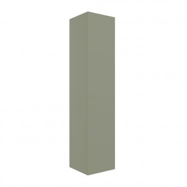 Marina 350mm Wall Hung 1 Door Tall Unit - Matt Olive Green