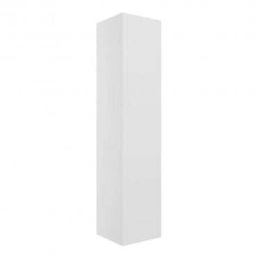 Marina 350mm Wall Hung 1 Door Tall Unit - Matt White