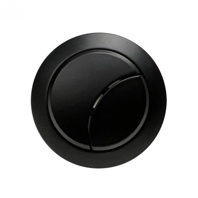 Dove Bathrooms Matt Balck Dual Push Button Cover (Rod Type)