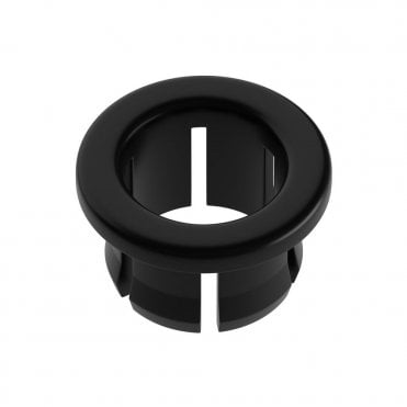 Matt Black Round Basin Overflow Cover