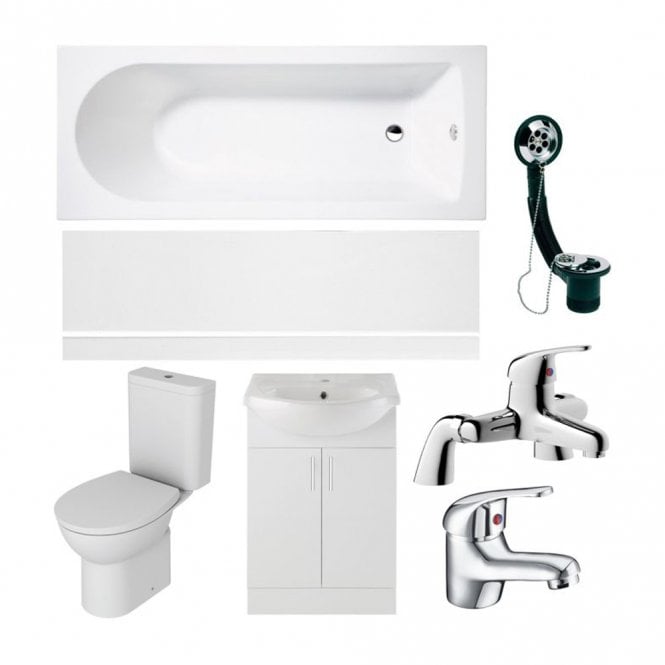 Dove Bathrooms Metro Full Suite with Bath