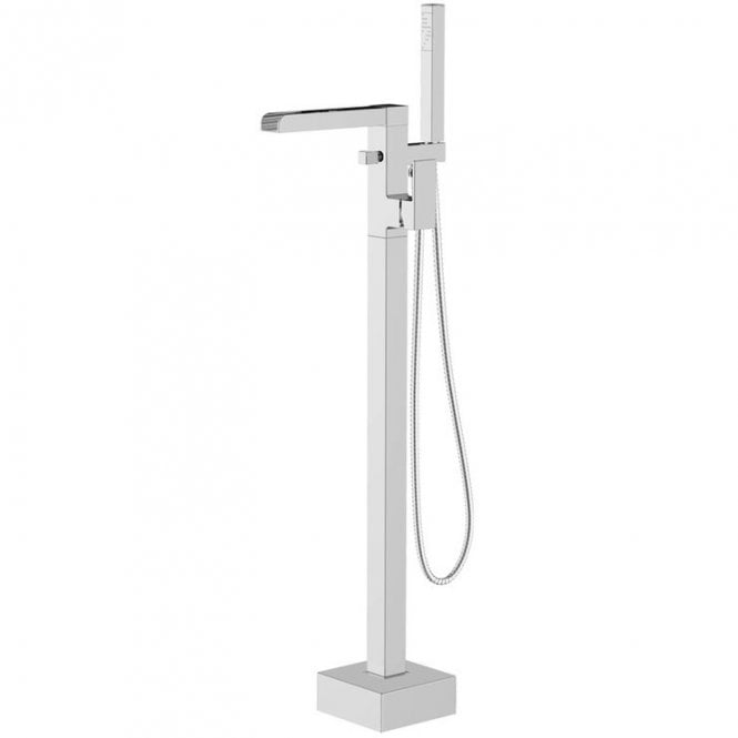 Dove Bathrooms Mia Floor Standing Bath/Shower Chrome Mixer Tap