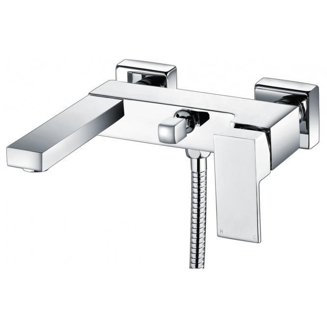 Dove Bathrooms Mia Wall Mounted Shower Mixer Tap & Shower Kit - Chrome