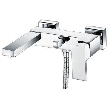 Mia Wall Mounted Shower Mixer Tap & Shower Kit - Chrome