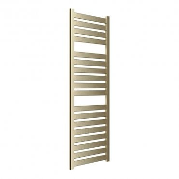Milano Brushed Brass 1420mm x 500mm Modern Ladder Radiator