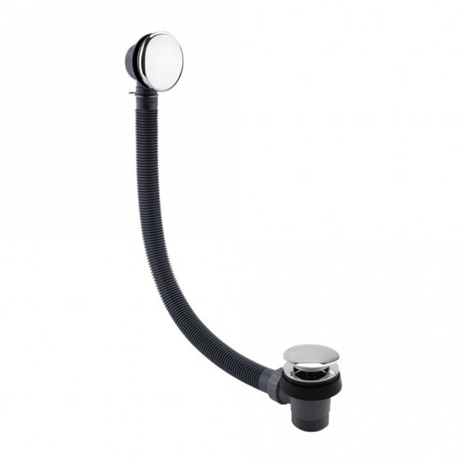 Dove Bathrooms Mushroom Click-Clack Bath Waste - Chrome
