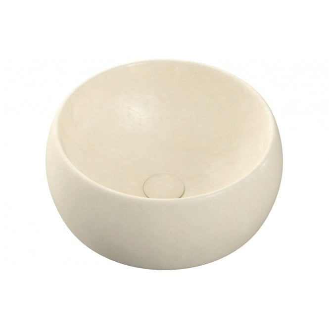 Dove Bathrooms Orbit 400mm Ceramic Washbowl - Stone Effect