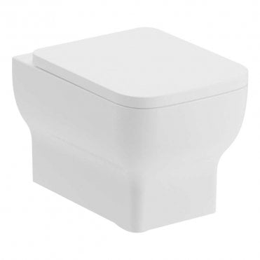 Orla Rimless Square Style Wall Hung Toilet & Soft Close Seat